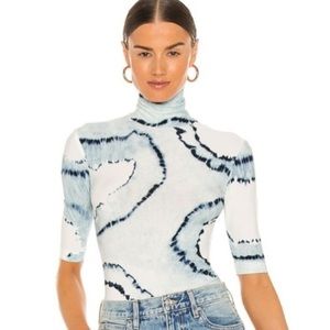 Norma Kamali Slim Fit Turtle Neck Top